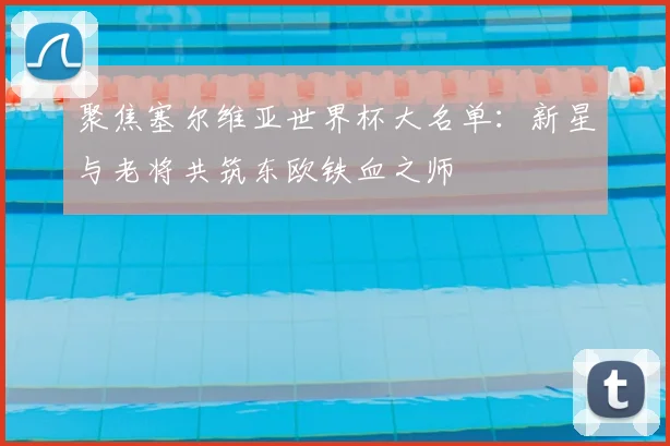 聚焦塞尔维亚世界杯大名单：新星与老将共筑东欧铁血之师