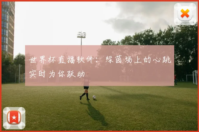 世界杯直播软件：绿茵场上的心跳实时为你跃动