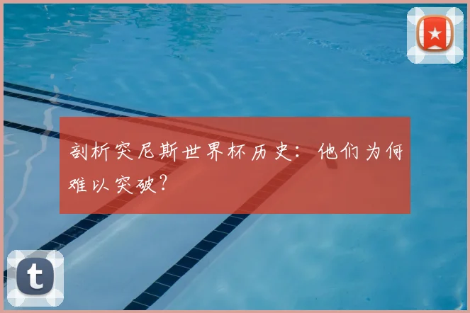 剖析突尼斯世界杯历史：他们为何难以突破？