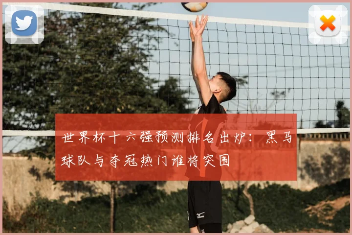 世界杯十六强预测排名出炉：黑马球队与夺冠热门谁将突围